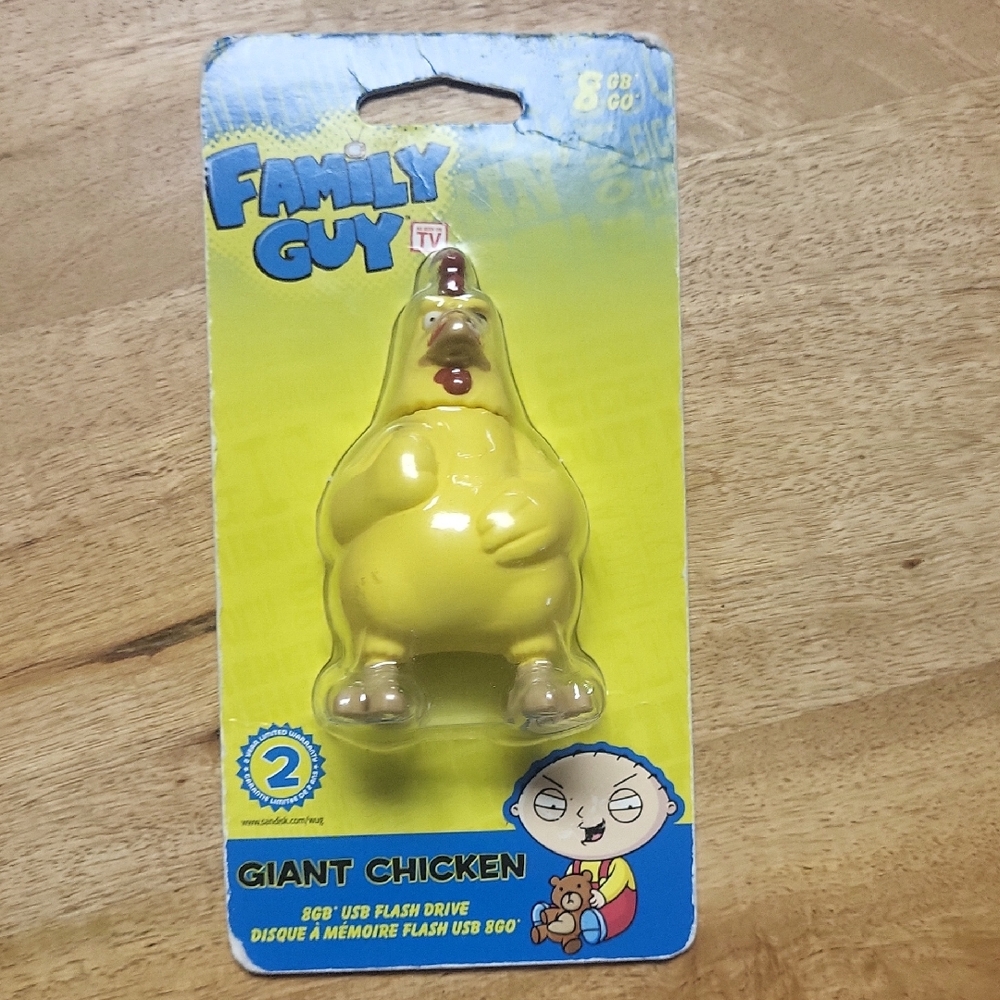 Family Guy Giant Chicken 2 G USB Flash Drive new vintage